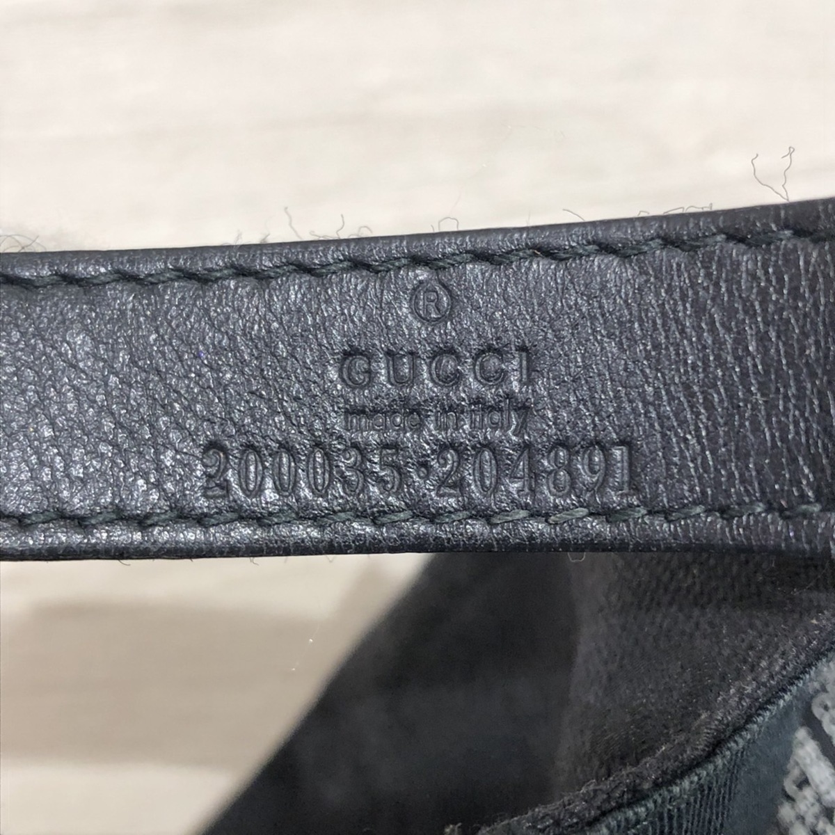 1円 GUCCI グッチ GGキャンバス シェリーライン 帽子 ベースボール