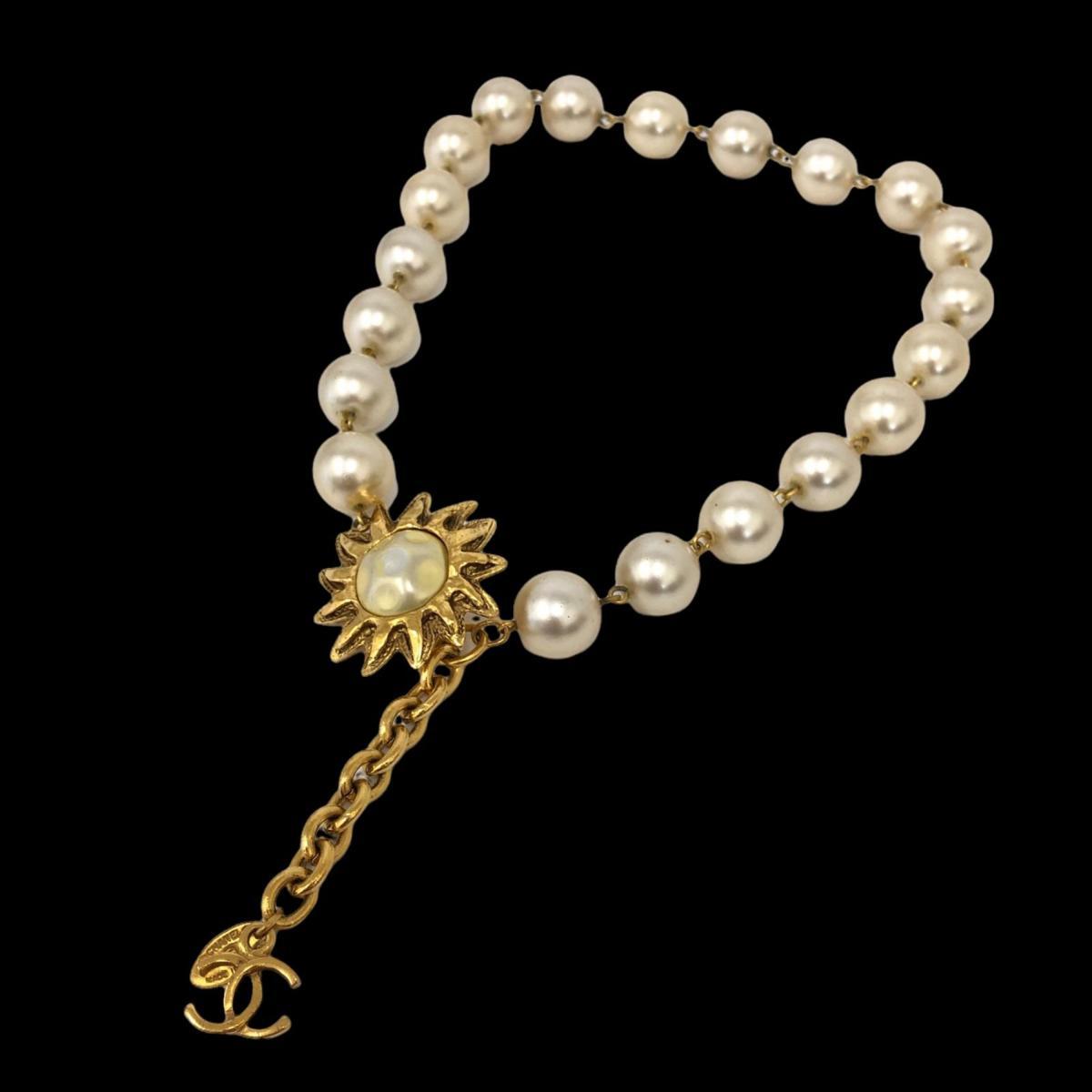 1円 CHANEL シャネル スカーフ リング シェーヌダンクル ゴールド
