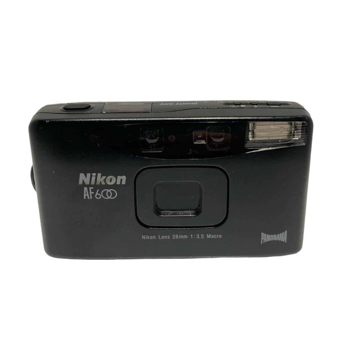 Nikon ニコン AF600 パノラマ フィルム コンパクト カメラ ブラック