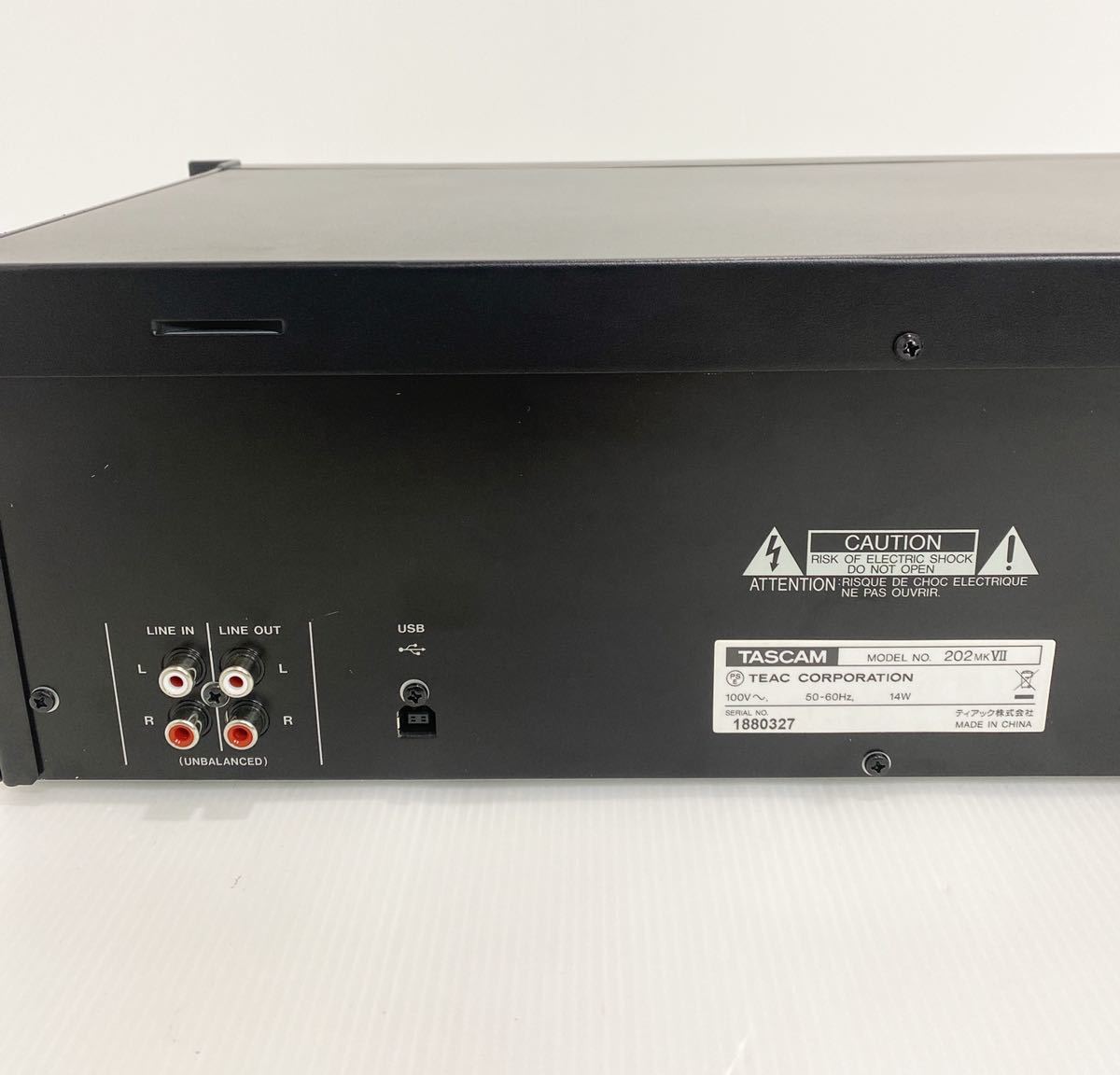 極美品】TASCAM 202MKVII ダブルカセットデッキ | www.norterminal.no