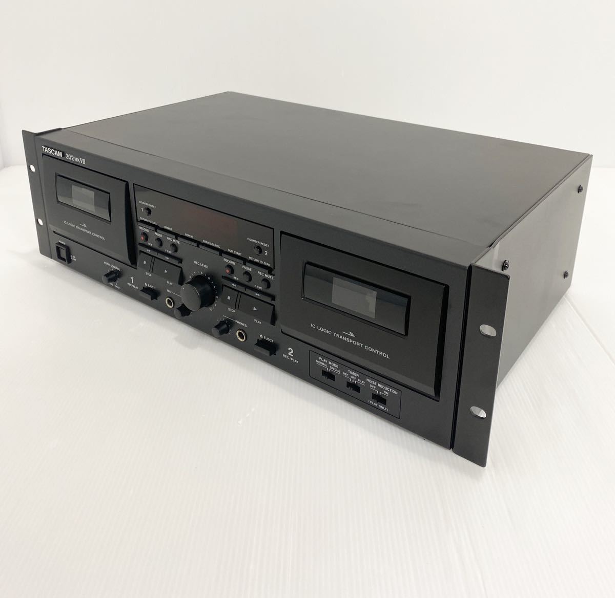極美品】TASCAM 202MKVII ダブルカセットデッキ | www.norterminal.no