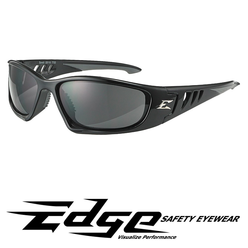 EDGE サングラス BARETTI ブラック アイウェア メンズ スポーツ 紫外線カット UVカット グラサン 運転 優先配送