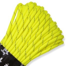 ATWOOD ROPE отражающий материал 550pala код модель 3 neon желтый [ 1m ] Ato do трос ARM коммерческий 