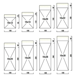 OPP袋 テープ付 100枚入り 幅10cm クリアパック 店舗用品 [ 10×22cm ] 透明 のり留め 業務用 ポリ袋_画像5