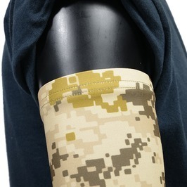  arm cover camouflage pattern camouflage -ju polyester / Spandex arm sleeve [ desert digital duck / L size ]
