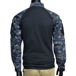 TRU-SPEC combat рубашка 1/4 молния NYCO постоянный длина [ midnight цифровой утка / M размер ]