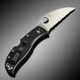 Spyderco 折りたたみナイフ ROCKJUMPER 波刃 C254SBK スパイダルコ ロックジャンパー_画像2