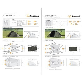 Snugpak テント スコーピオン 折りたたみ 軽量 [ 2人用 ] スナグパック Scorpion アウトドア キャンプ_画像5