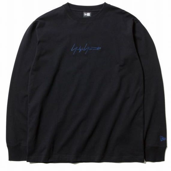  Yohji Yamamoto YOHJI YAMAMOTO New Era NEW ERA long sleeve T shirt cut and sewn black blue Yohji Yamamoto pool Homme POUR HOMME NEWERA