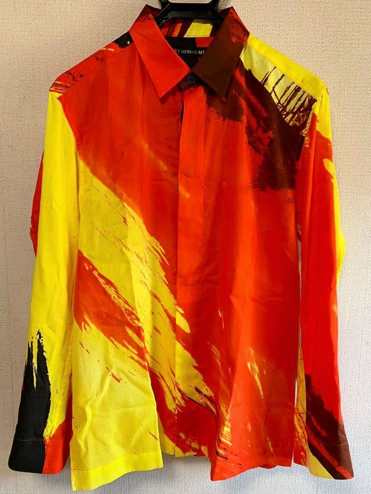 イッセイミヤケメン ISSEY MIYAKE MEN 長袖シャツ サイズ1 イッセイ ミヤケ メン イッセイミヤケ ミヤケメン IMMEN ブラウス Sサイズ