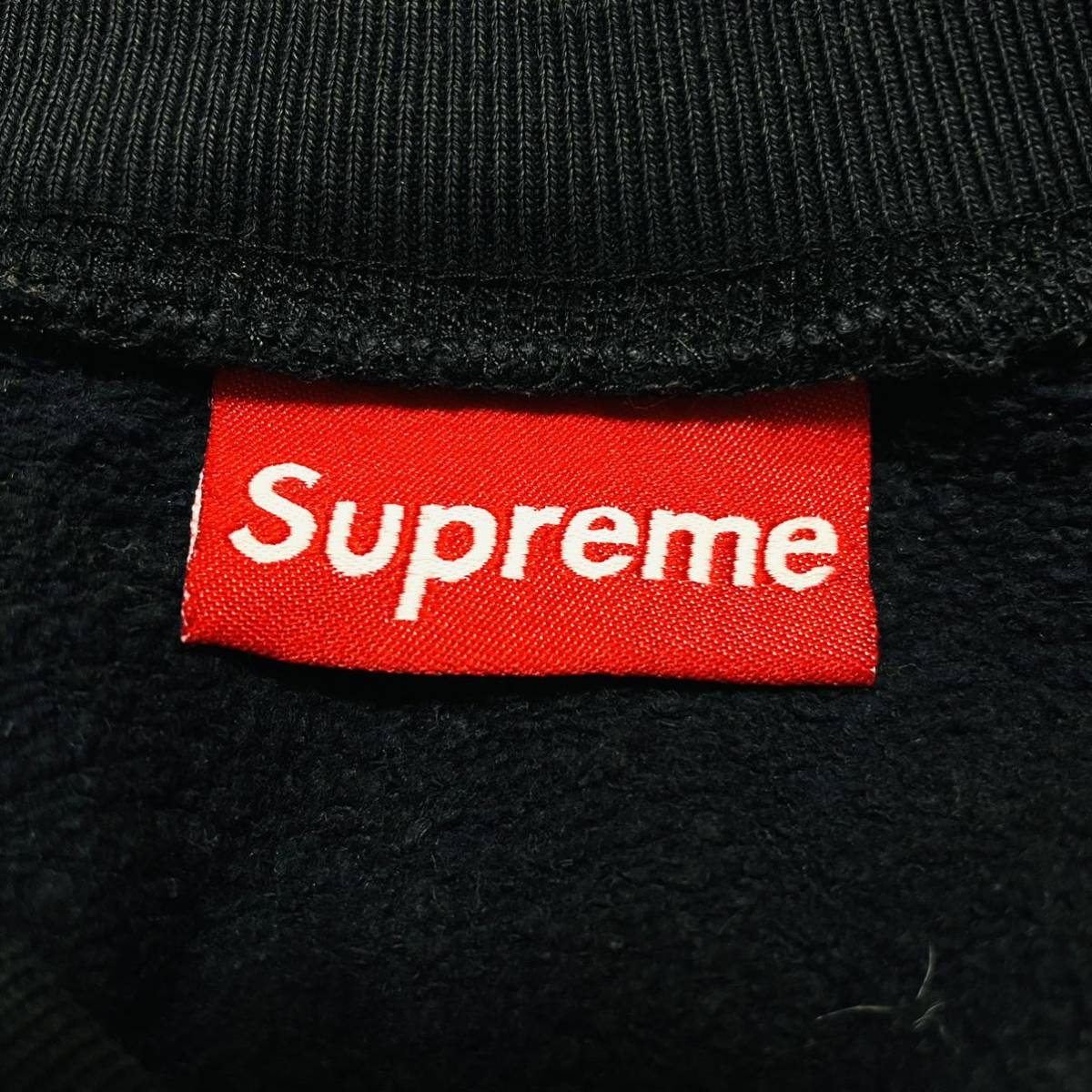 激レア Supreme Back Box Logo World Famous Crewneck Black L 08ss
