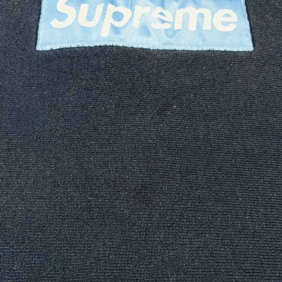激レア Supreme Nylon Box Logo Pullover Hooded Sweatshirt 激レア Supreme Nylon Box Logo Pullover Hooded Sweatshirt