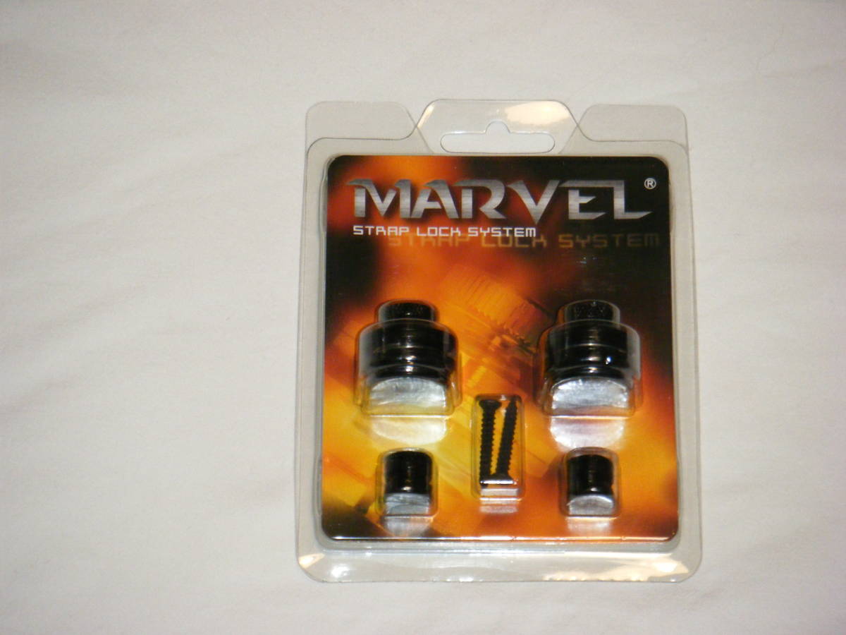 MARVEL・マーベル・MVS-501BK・ストラップロックピン・ブラック・レア・新品_画像1