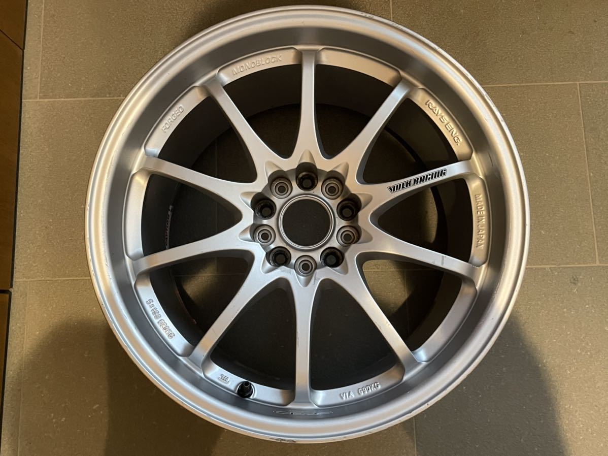 RAYS CE28N 18インチ 9.5J+15 レイズ VOLK RACING CE28 TE37 PCD114.3