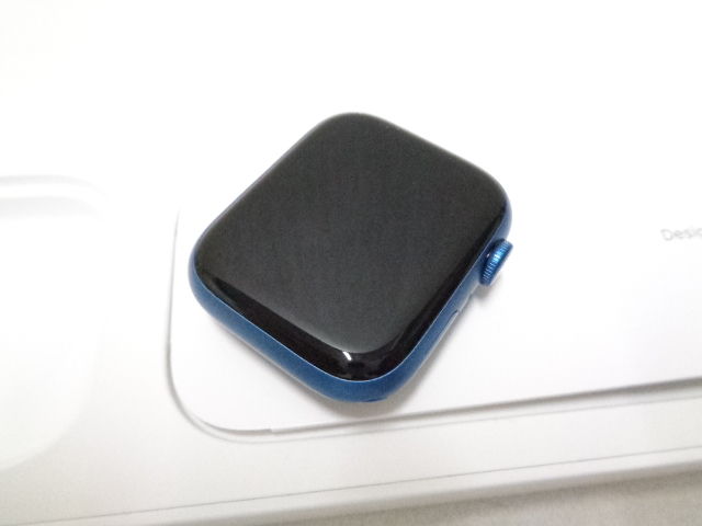 [ прекрасный товар ] Apple Watch Apple часы Series7 GPS модель 45mm MKNR3J/A голубой aluminium кейс в коробке 