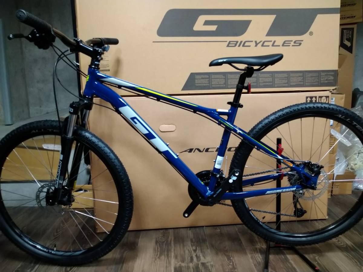 GT アグレッサープロ Mサイズ ダークブルー27.5インチMTB　Discブレーキ USモデル 新品 即納_画像1