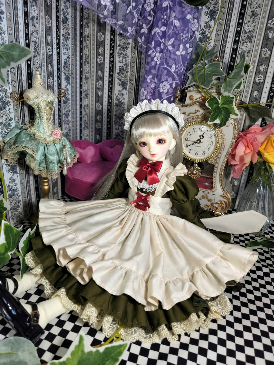最低価格の ディーラー様製mddサイズ メイド服 ドルフィードリーム
