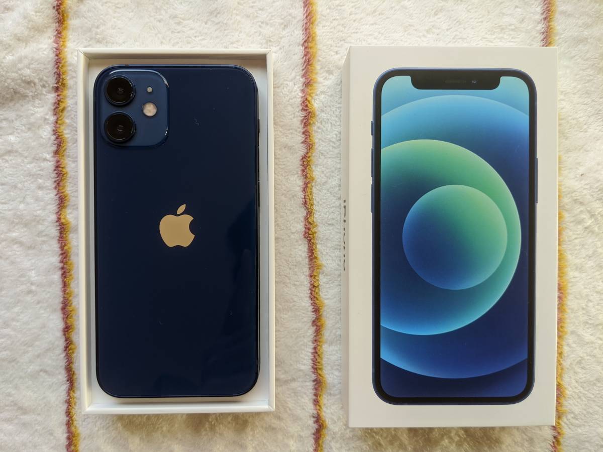 新品未使用 iPhone 12 mini 128GB ブルー SIMロック解除済 送料無料