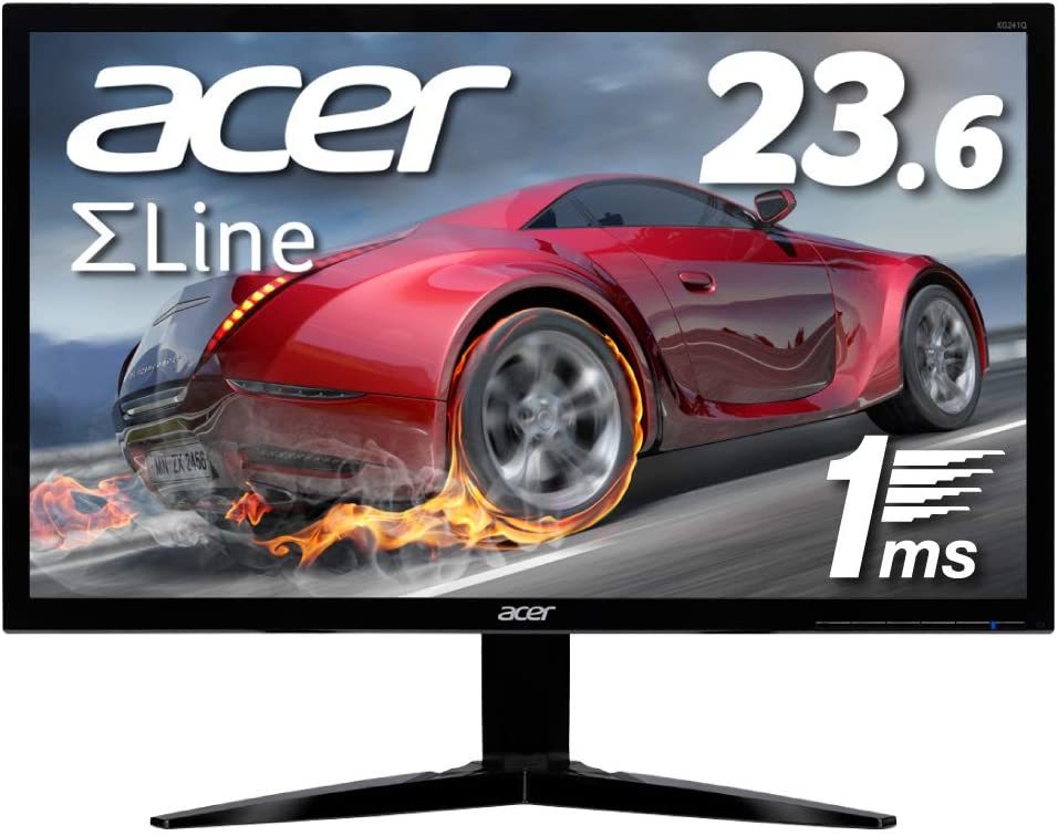 美品】Acer ゲーミングモニター SigmaLine 23.6インチ KG241Qbmiix 1ms