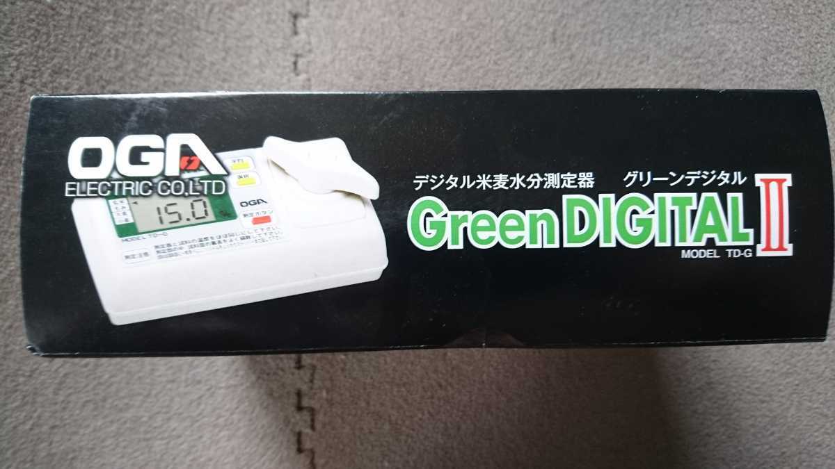 【未使用】オガ電子 デジタル米麦水分測定器 グリーンデジタルⅡ TD-G_画像3