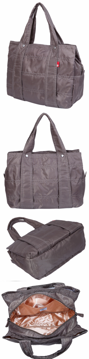 mother's bag gray juM size 2 point set pocket many shoulder tote bag 2way A4 largish high capacity regular goods RAYMARC MB04