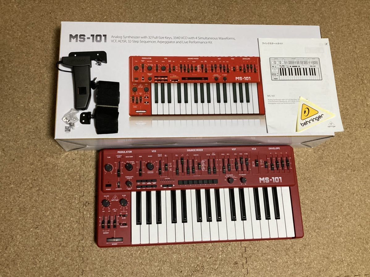 売れ筋がひ贈り物！ アナログシンセ MS-101 Roland SH-101クローン 未