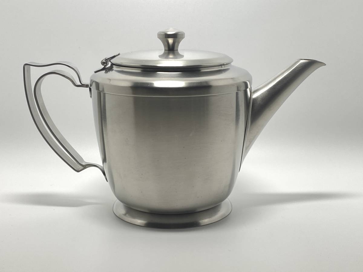 OLD HALL オールドホール BALMORAL 1.75Pt Tea Pot (Satin) バルモラル ステンレス 1.75Pt サテン ティーポット長 注ぎ口 年1950's *T426_画像7