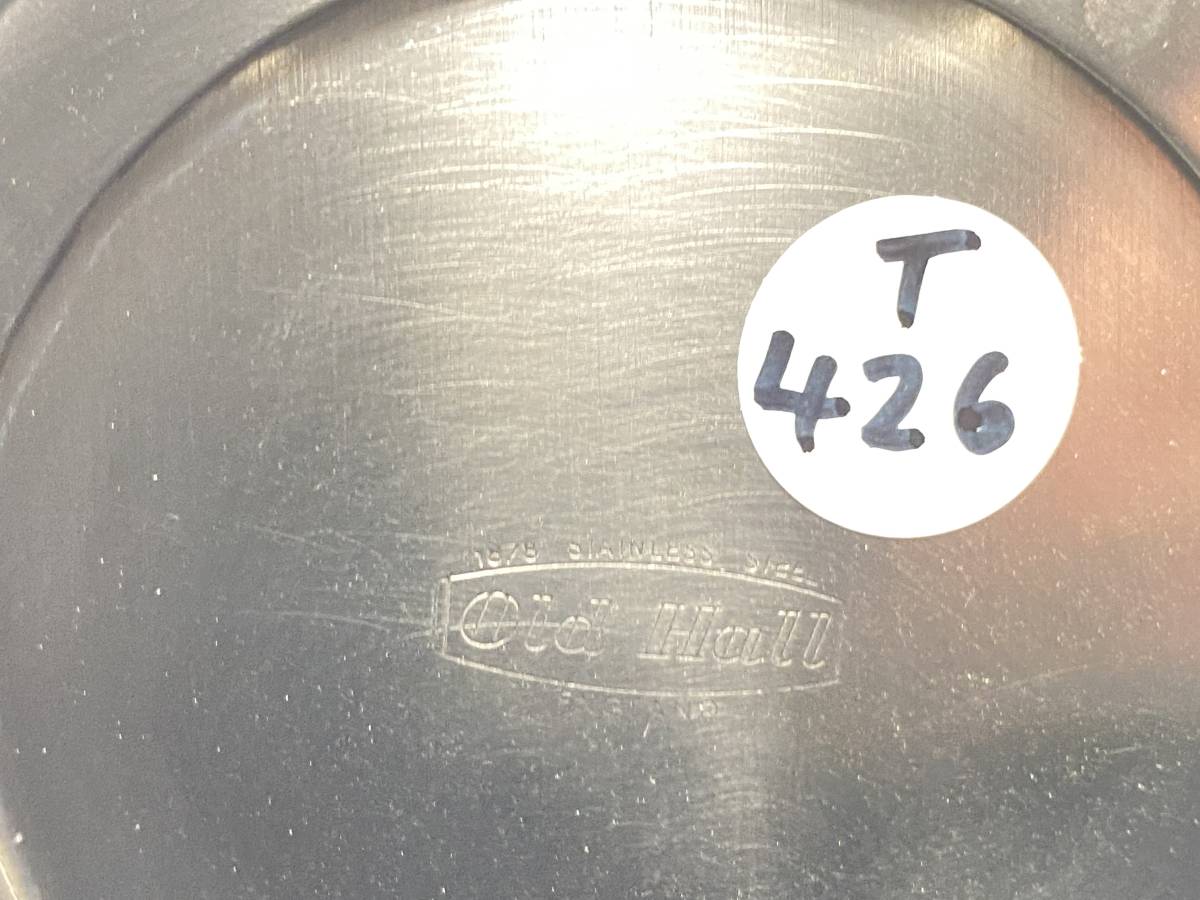 OLD HALL オールドホール BALMORAL 1.75Pt Tea Pot (Satin) バルモラル ステンレス 1.75Pt サテン ティーポット長 注ぎ口 年1950's *T426_画像10