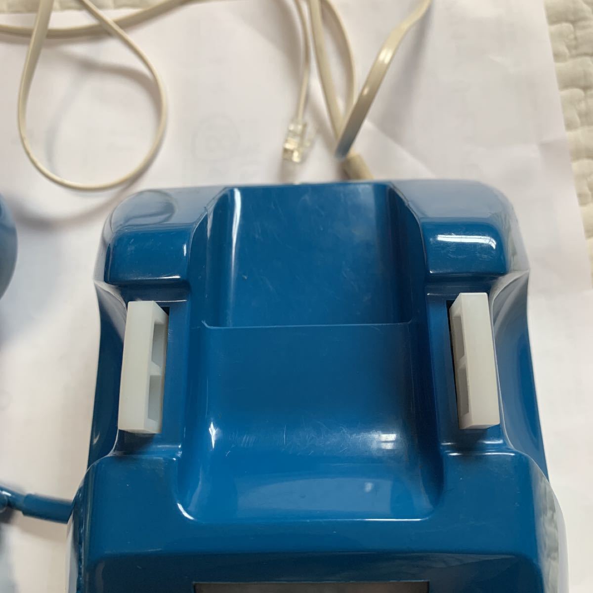 プッシュボタン式電話601-Pブルー　グリーン2台set