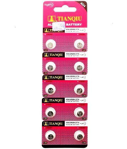 TIANQIU for watch button battery LR626 AG4 377A 1 seat 626 SR626 interchangeable (10 piece entering )