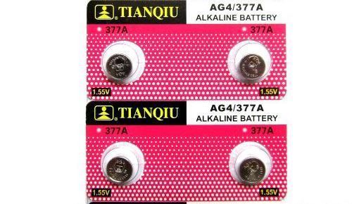 TIANQIU for watch button battery LR626 AG4 377A 1 seat 626 SR626 interchangeable (10 piece entering )