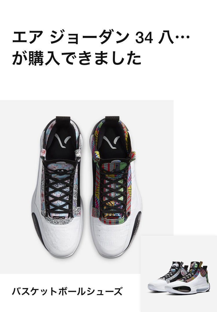 AIR JORDAN 34 RUI PE エア ジョーダン 八村塁 27cm DA1900 900