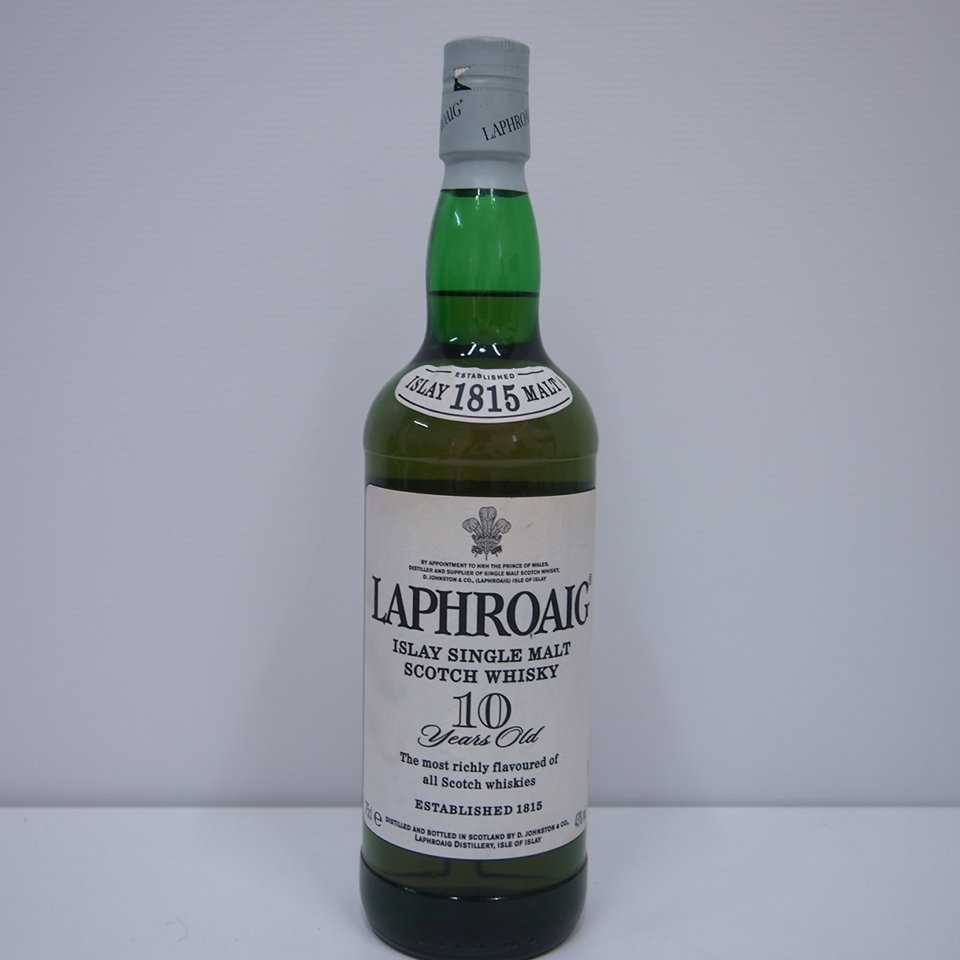 【感謝価格】飲料/酒G20538D1R ☆ LAPHROAIG ラフロイグ 10年 アイラ シングルモルト