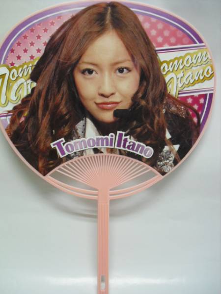 * origin AKB48* colorful "uchiwa" fan [ Itano Tomomi ]*3 sheets ~!* energy conservation measures * abroad. . earth production . how about you? ~!*