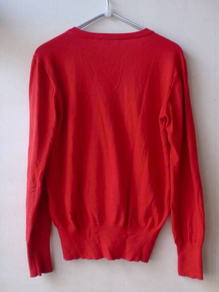  Dress Terior sweater cotton knitted 2 red monogram go in cotton V neck 