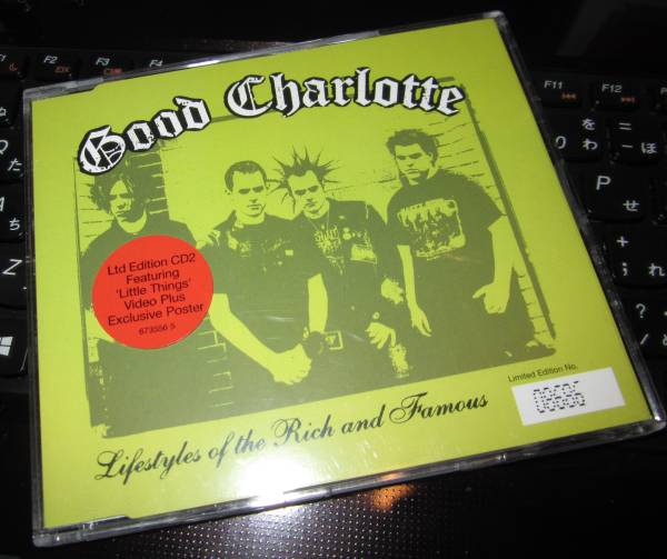 Good Charlotte ２種類　Maxi CD1 and Ltd Edition Maxi CD2 Lifestyles of the rich and famous 　USED新品同様_画像2