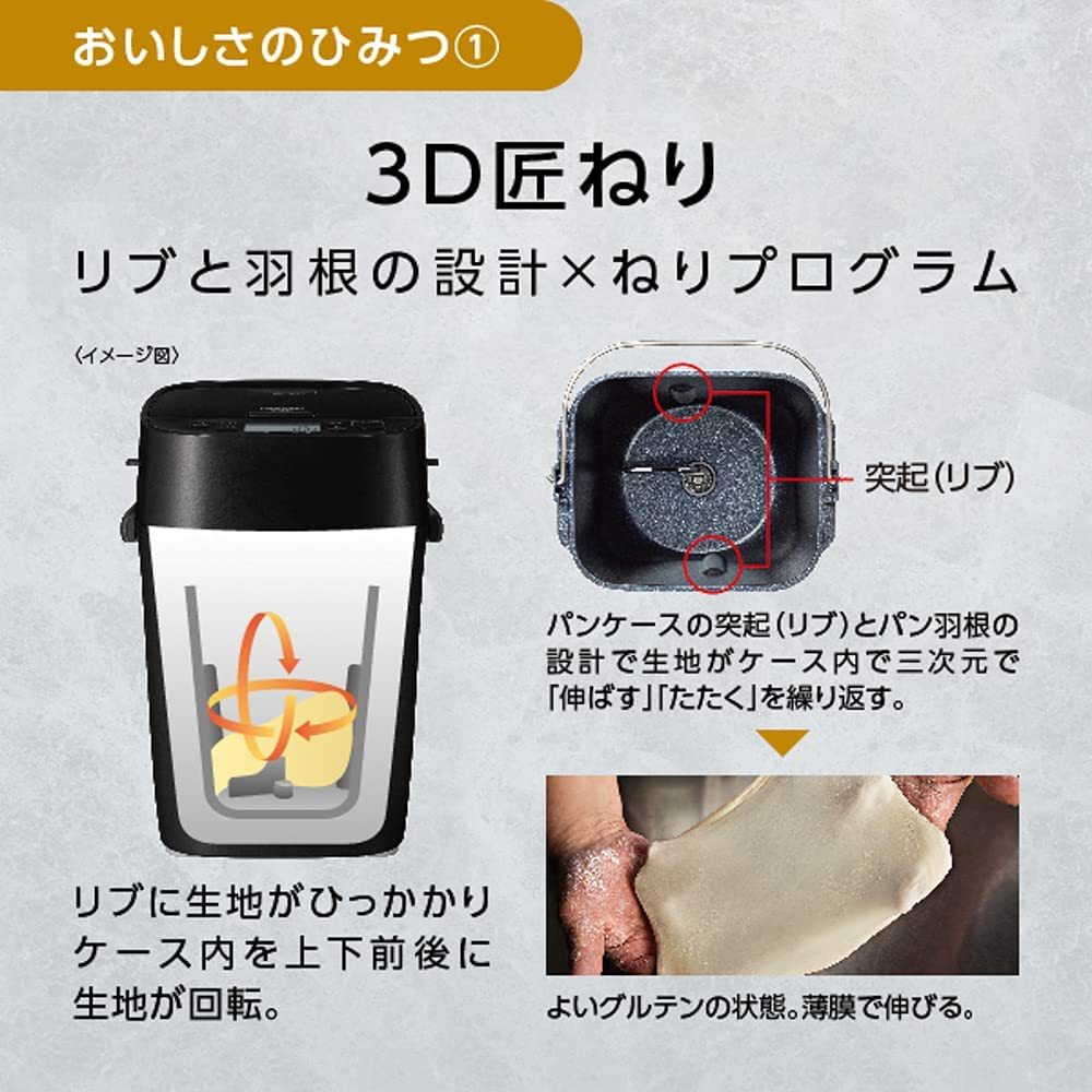 ホワイト 全粒粉 国産小麦レシピ 3D匠ねり×Wセンシング発酵 ホワイト 全粒粉 国産小麦レシピ 3D匠ねり×Wセンシング発酵