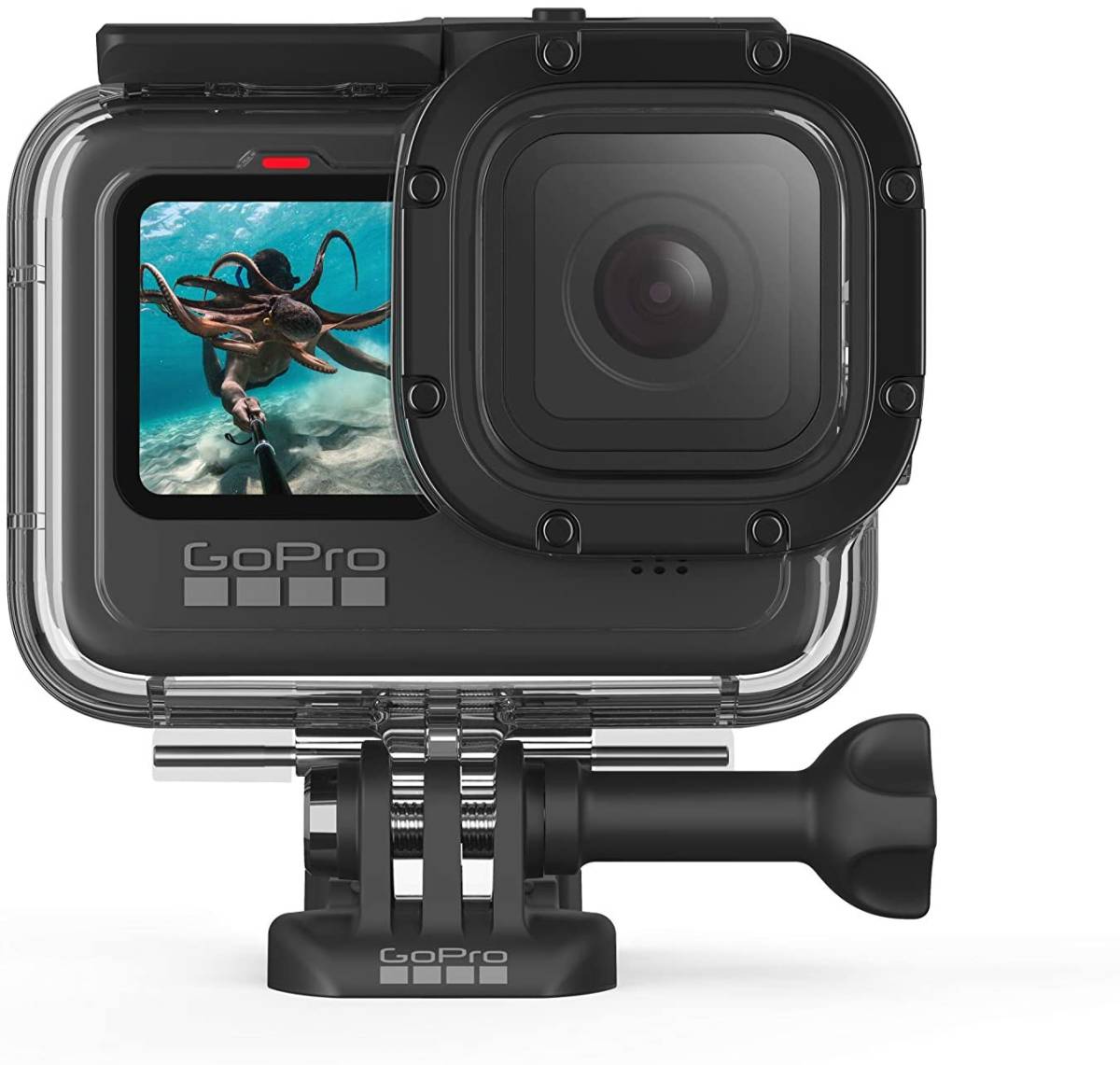 国内正規品 GoPro公式 ダイブハウジング for HERO9/10 ブラック 頑丈 泥やゴミなどから保護 水深60mまでの防水性 深い水中でのダイビングに