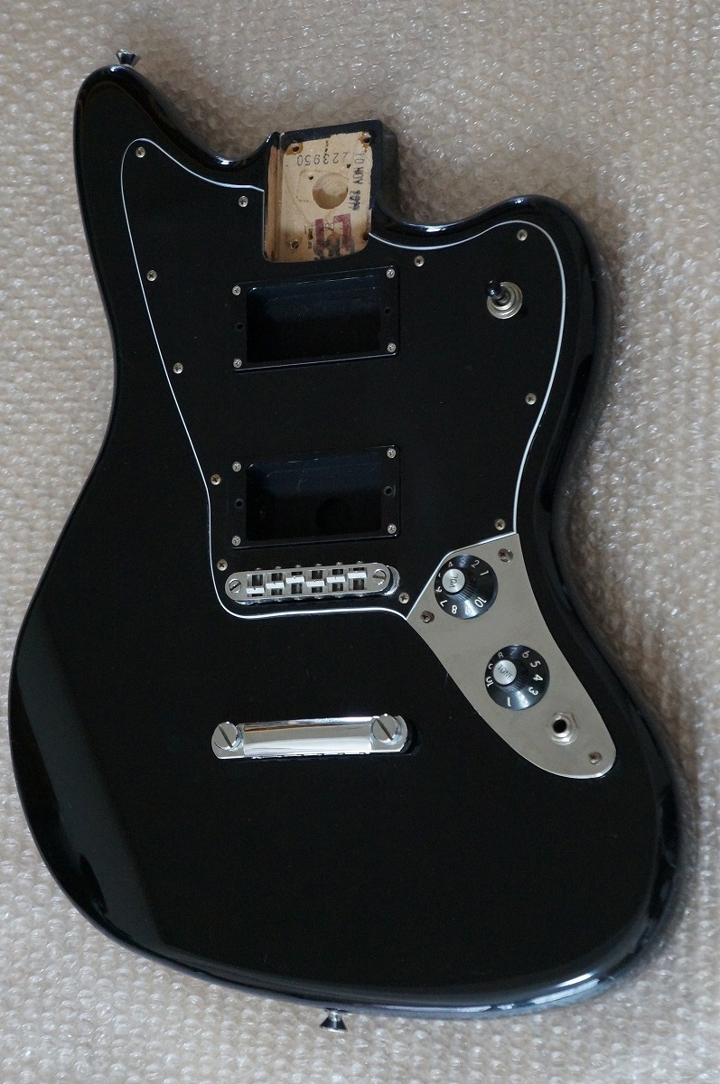 Fender Jaguar Special Blacktop HH Black Body ジャガー スペシャル ボディ アルダー GOTOH 良品_画像10