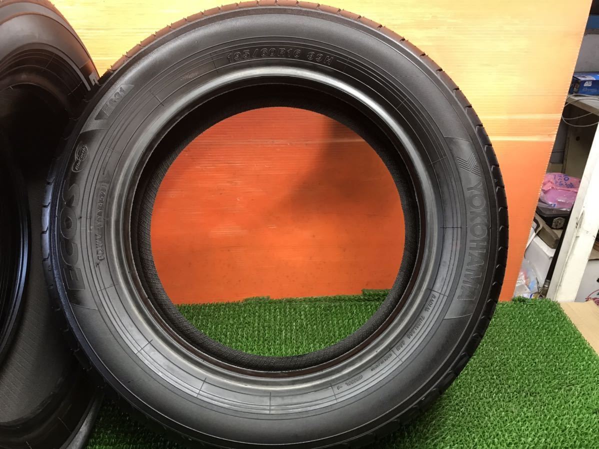 ヤフオク! - 4k-160)195/60R16 YOKOHAMA ECOS ES31 2021年45...