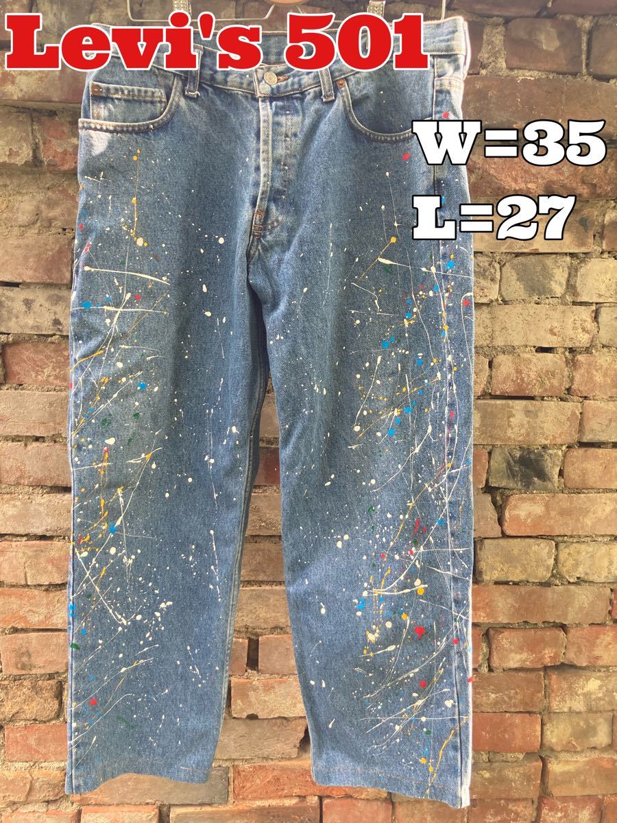 カテゴリ Levi's デニム ペイントデニム ペイントジーンズの通販 by ...