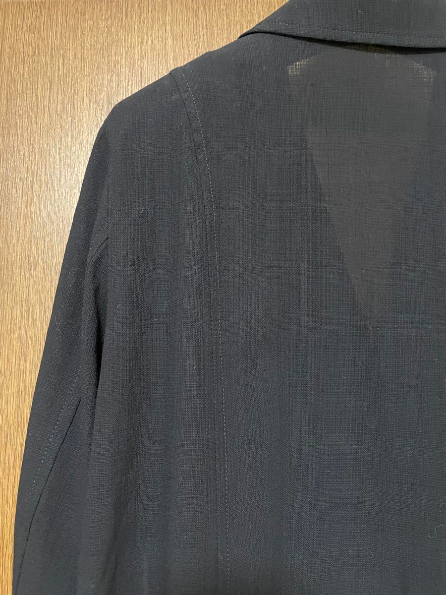 レオナールサマージャケット♪ブラック♪コットン100 美品 42XL相当