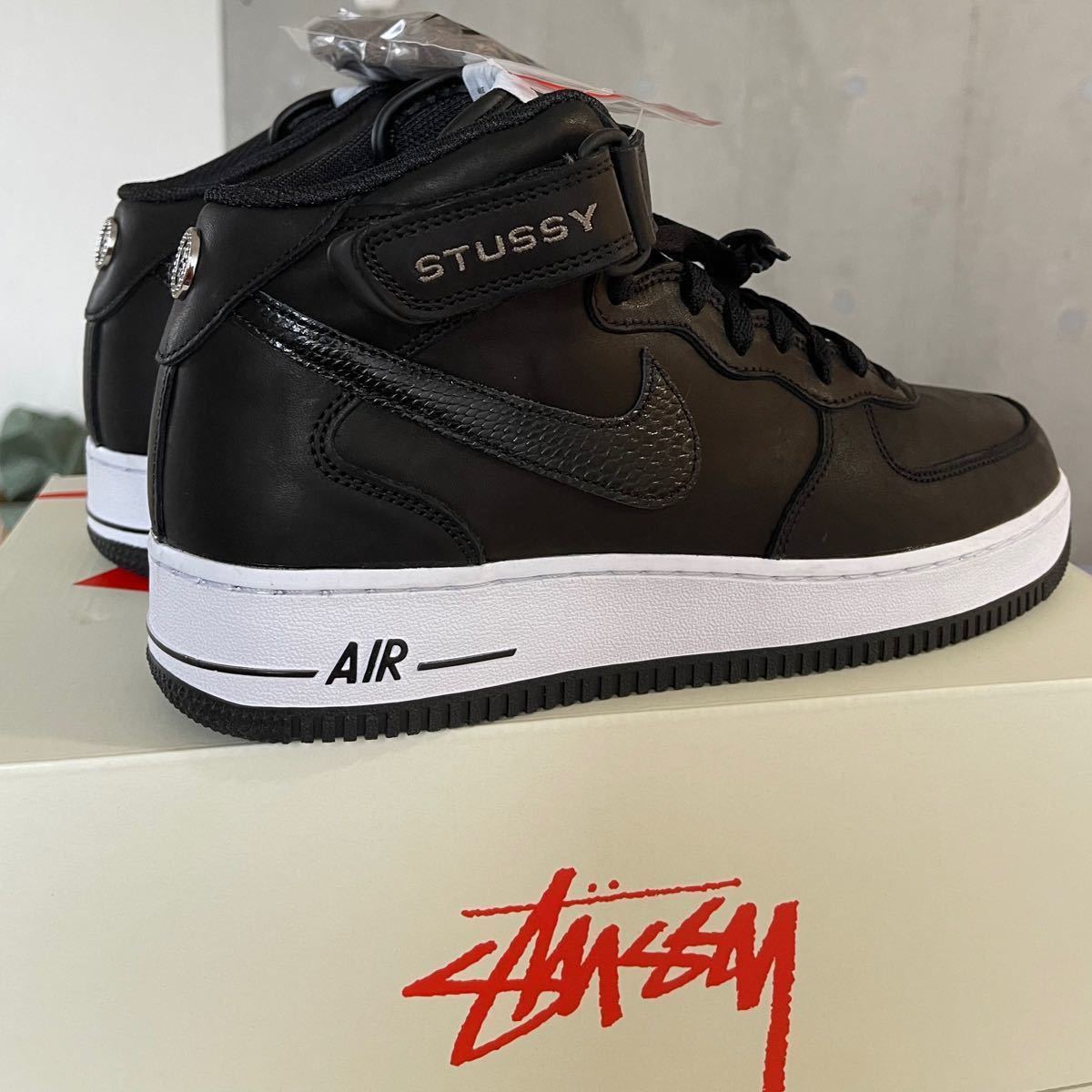 Stussy × Nike Air Force 1 Mid 28
