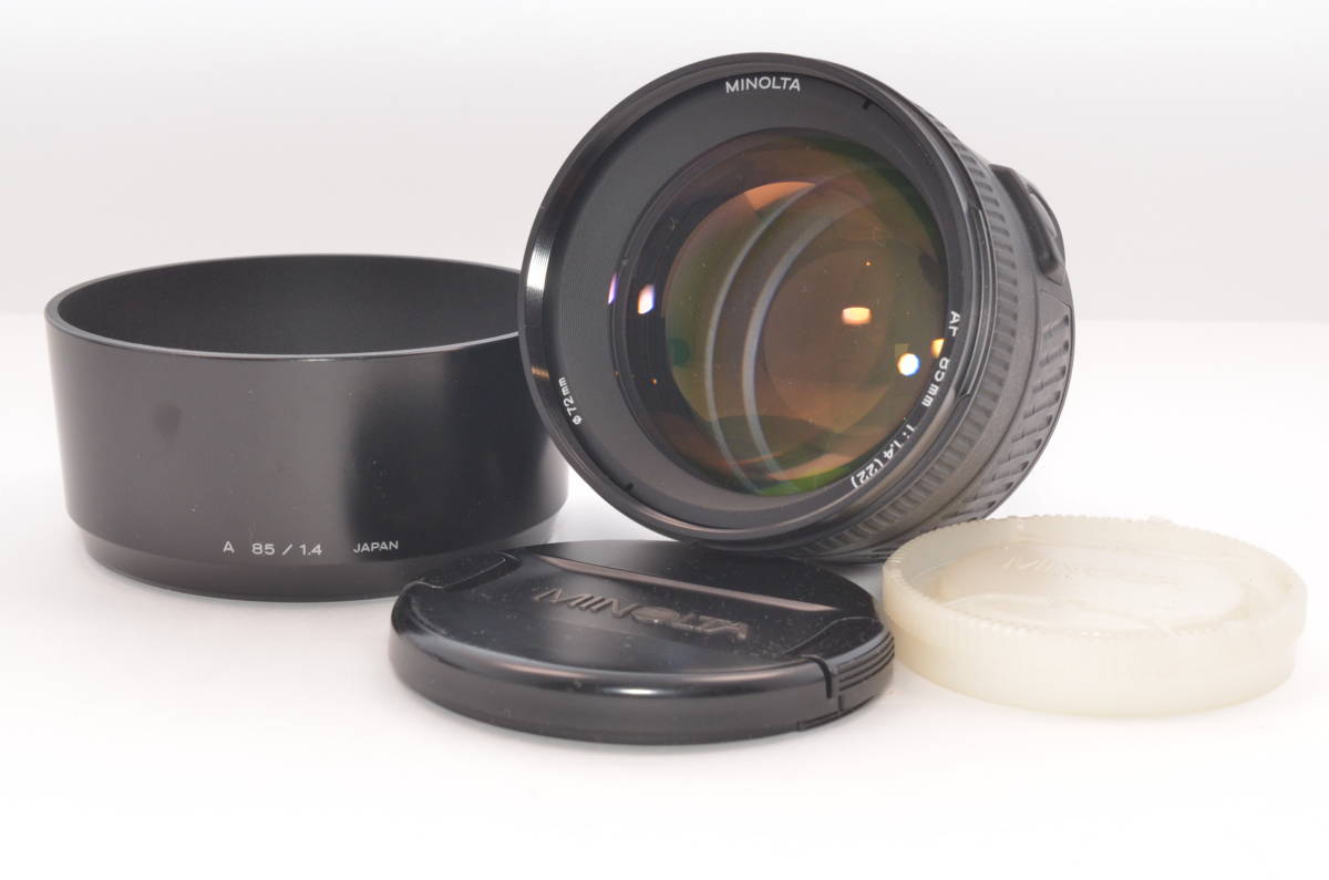 極上品 Minolta ミノルタ AF 85mm F1.4 (22) 旧 #YKB5-55 極上品 Minolta ミノルタ AF 85mm F1.4 (22) 旧 #YKB5-55