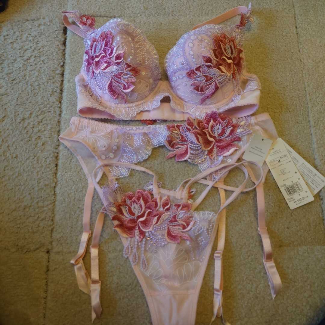 未使用 店舗限定 ワコール サルート ブラジャー Tバック ガーター