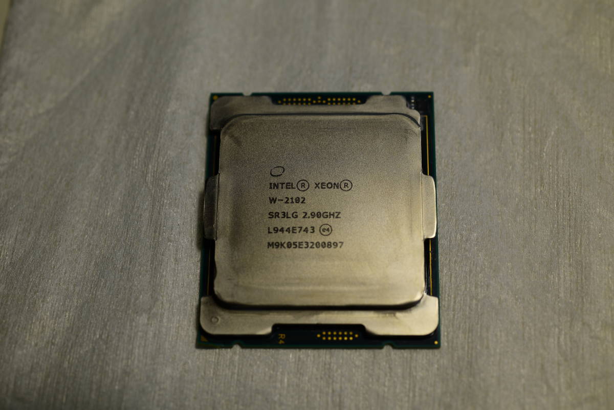 【大特価!!】 Intel CPU Xeon W-2102 4コア 4スレッド 2.90GHz ソケット LGA2066 チップセット C422対応 Xeon