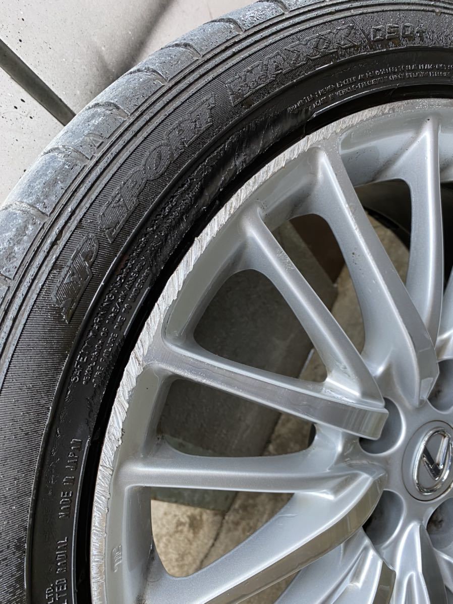 レクサスLS 純正ホイール 19インチ 4本 245/45ZR19 レクサスLS 純正ホイール 19インチ 4本 245/45ZR19