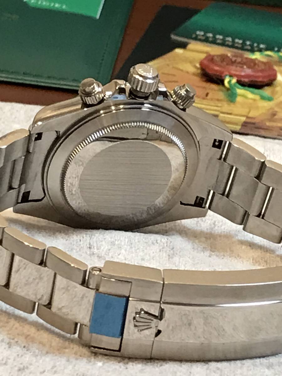 ロレックス ROLEX コスモグラフ デイトナ 116520 黒文字盤 正規 保証書 ギャランティ有 SSベルト 夜光 自動巻 腕時計
