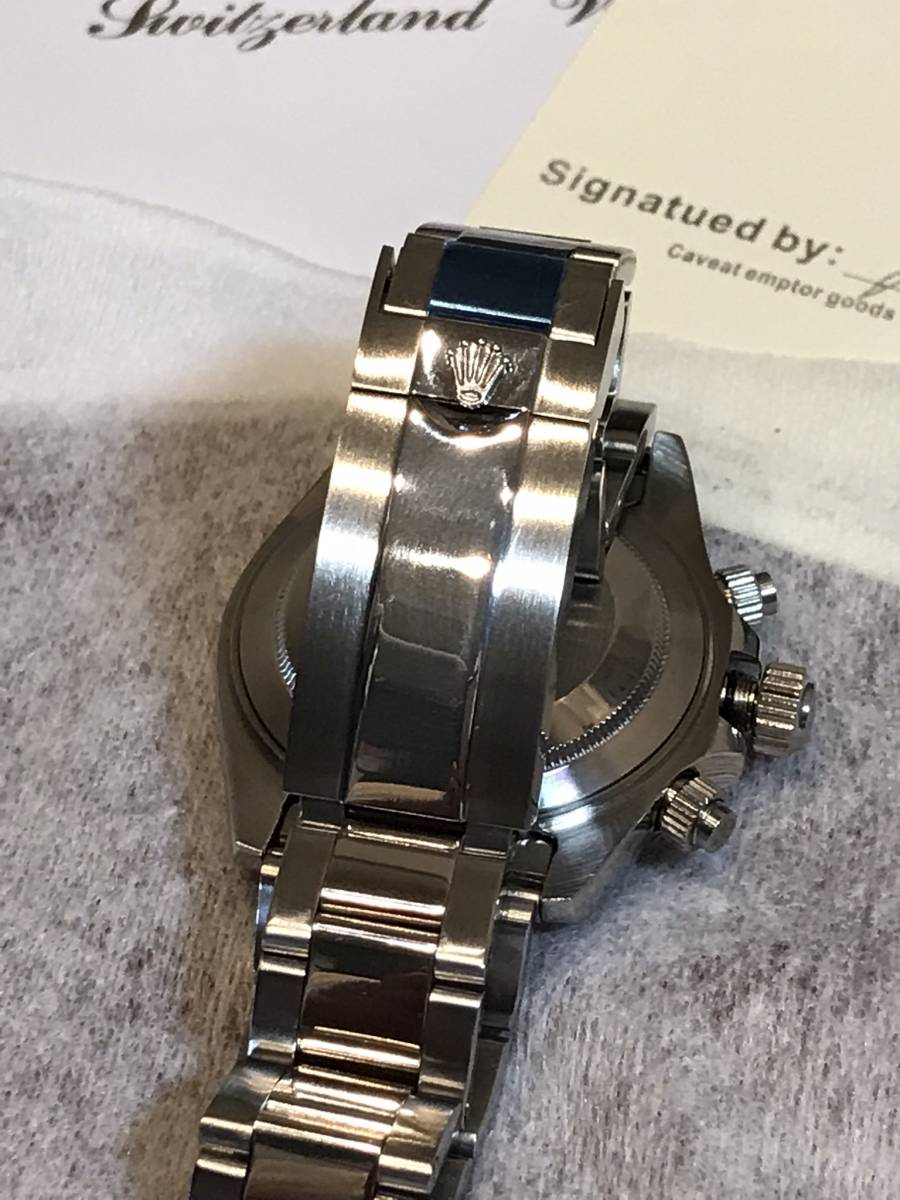 ロレックス ROLEX コスモグラフ デイトナ 116520 黒文字盤 正規 保証書 ギャランティ有 SSベルト 夜光 自動巻 腕時計