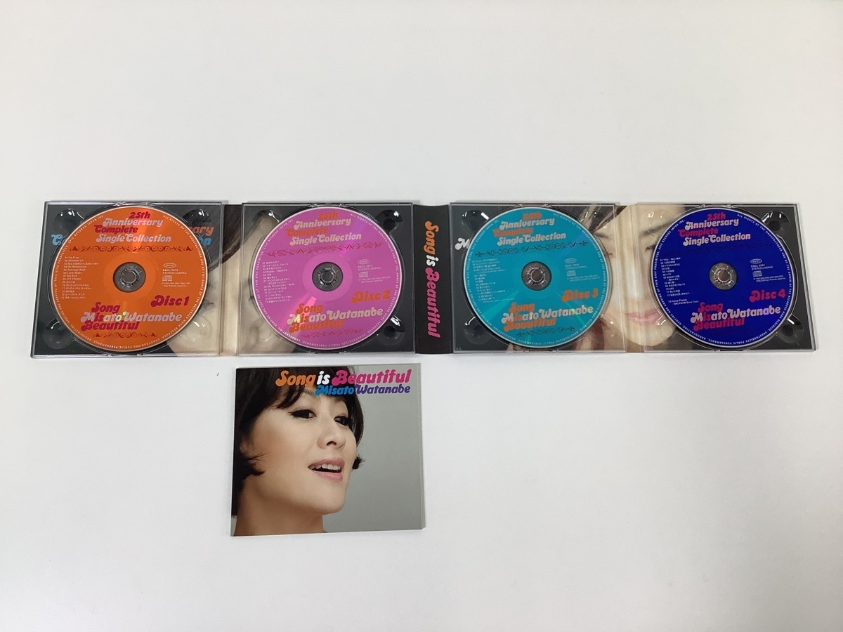 【CD】25th Anniversary Complete Single Collection Song is Beautiful Misato Watanabe 渡辺美里 初回生産限定盤 4枚組【ta03h】の画像6